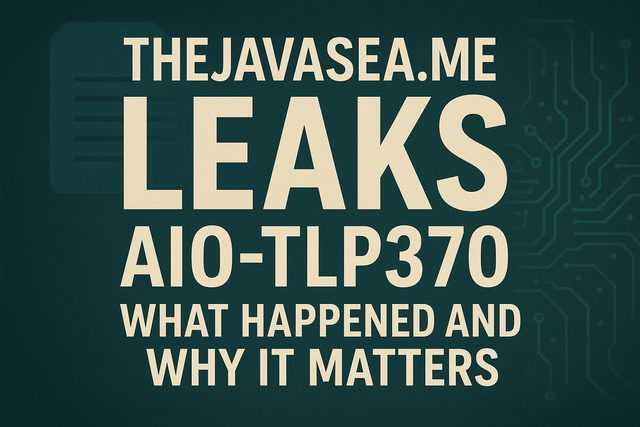 Thejavasea.me Leaks AIO-TLP370